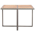 vidaXL Ensemble à manger d'extérieur avec coussins 9Pièces résine tressée