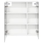vidaXL Armoire Miroir de Salle de Bain Blanc 63 5 x 15 5 x 70 cm