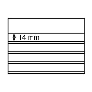 Cartes de classement à 4 bandes pour timbres  158 x 113mm.