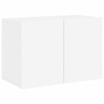 vidaXL Meuble TV mural blanc 60x30x41 cm