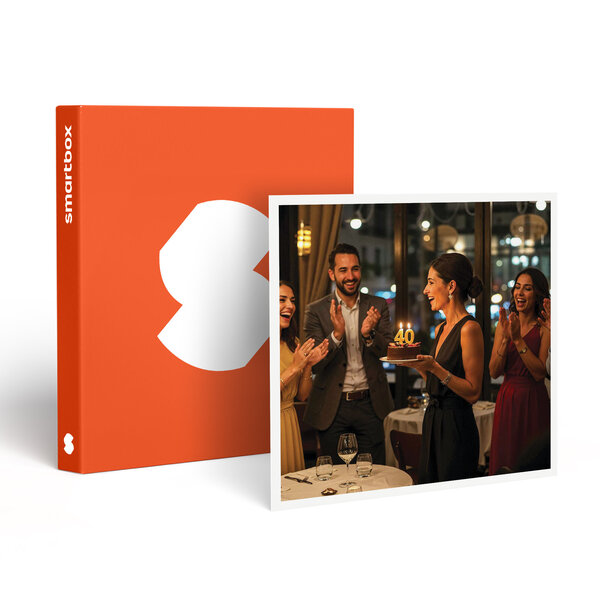 SMARTBOX - Coffret Cadeau Joyeux anniversaire ! Pour femme 40 ans - Multi-thèmes