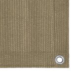 vidaXL Tapis de tente 400x600 cm Taupe