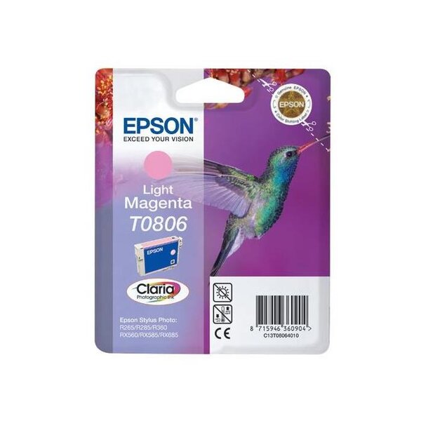 Cartouche jet d'encre claria t0806 magenta clair epson