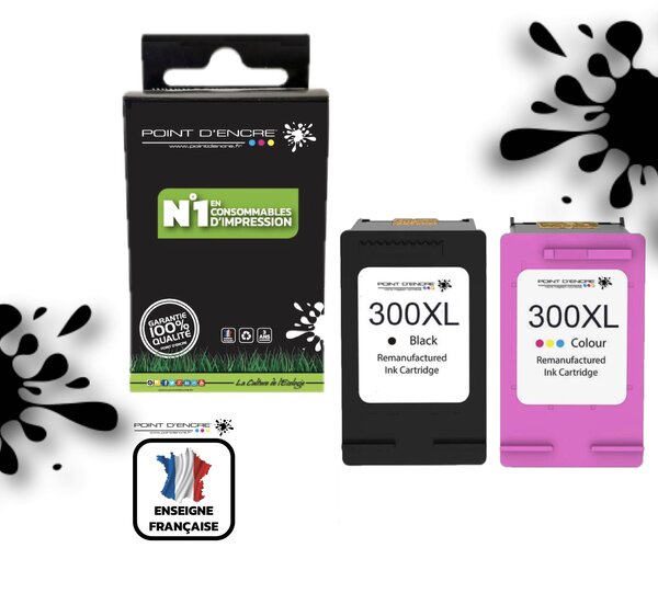300XL - NOIR / COULEUR - Grande capacité