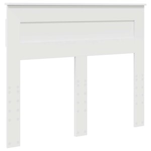 vidaXL Tête de lit Blanc 120 cm Bois d'ingénierie