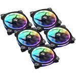 Thermaltake  Ventilateur Riing Plus 12cm RGB TT Premium / Pack de 5