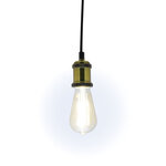 Ampoule led connectée kozii  éclairage multi-blancs  filament e27 st64 au verre ambré  5 5w cons. Variation de luminosité