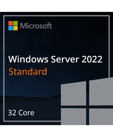 Microsoft Windows Server 2022 Standard (32 Core) - Clé licence à télécharger