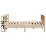 vidaXL Cadre de lit sans matelas 180x200 cm bois massif de pin