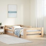 vidaXL Cadre de lit sans matelas 80x160 cm bois massif de pin