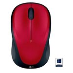 Logitech souris sans fil optique - m235 red