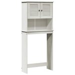 vidaXL Cabinet pour lave-linge VIGO Blanc 72 5 x 27 x 161 cm