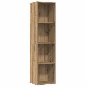 vidaXL Bibliothèque/Meuble TV vieux bois 36x30x143cm bois d'ingénierie
