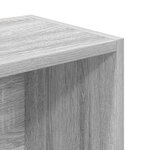 vidaXL Bibliothèque sonoma gris 31x24x102 cm bois d'ingénierie