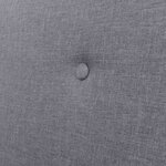 vidaXL Fauteuil gris foncé tissu