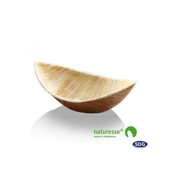 Mini assiette en feuille de palmier - sdg - lot de 600 -  - feuilles de palmier