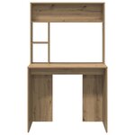 vidaXL Bureau chêne artisanal 91 x 50 x 149 cm Bois d'ingénierie