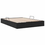 vidaXL Lit de Rangement avec tête de lit Noir 135 x 190 cm Velours