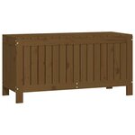 vidaXL Boîte de rangement de jardin Marron miel 108x42 5x54cm Bois pin