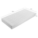 Matelas hybride 90x200x14 cm