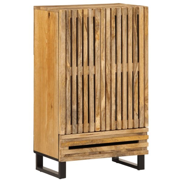 vidaXL Buffet haut 60x34x100 cm bois massif de manguier brut