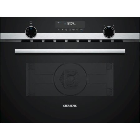 Siemens - cm585ags0 four intégrable compact - fonction micro-ondes - 44l - inox