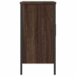 vidaXL Armoire lavabo de salle de bain chêne marron 60x30x60 cm