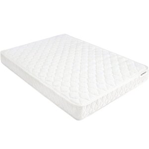 Matelas 140x200 cm H3 fermeté moyenne - matelas à ressorts Bonnell avec housse en tissu blanc