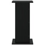 vidaXL Support de Plante Noir 30 5 x 30 x 60 5 cm Bois d'ingénierie