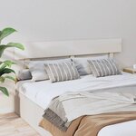 vidaXL Tête de lit Blanc 164x3x81 cm Bois massif de pin