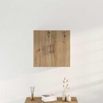 vidaXL Meuble mural chêne artisanal 60 x 31 x 60 cm Bois d'ingénierie