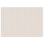 vidaXL Couverture lestée Crème clair 155x220 cm 11 kg Tissu