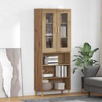 vidaXL Haut Armoire Chêne artisanal 69 5 x 34 x 180 cm