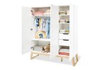 Grande armoire 'Bridge' blanc bois