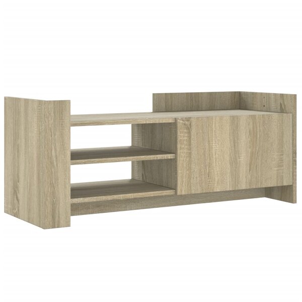 vidaXL Meuble TV Chêne sonoma 100x35x40 cm Bois d'ingénierie