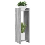 vidaXL Support de Plante 2 pièces Sonoma gris 30 x 30 x 100 cm