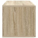 vidaXL Meuble TV mural Chêne Sonoma 98 x 31 x 30 cm Bois d'ingénierie