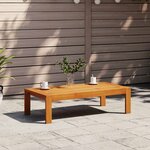 vidaXL Table de jardin 100x50x27 cm bois d'acacia solide