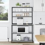 vidaXL Étagère de cuisine Gris Sonoma 100 x 40 x 168 cm