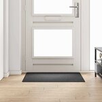 vidaXL Tapis Couloir Gris foncé 100 x 100 cm 100 Polypropylène