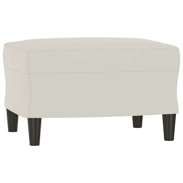 vidaXL Banc Crème 70x35x41 cm Velours