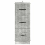 vidaXL Armoire à tiroirs 33 x 34 5 x 87 cm Bois d'ingénierie