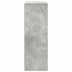 vidaXL Buffet avec tiroirs et portes gris béton 73x31x90 cm
