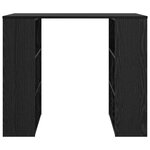 vidaXL Bureau Chêne noir 90 x 50 x 75 cm Bois d'ingénierie