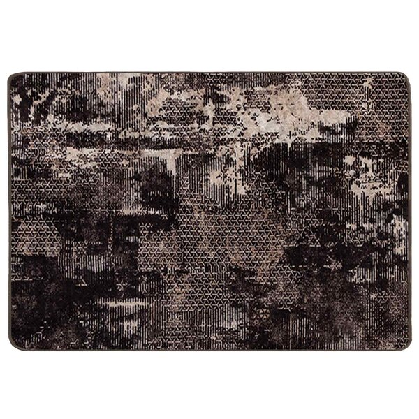 vidaXL Coureur de Tapis MARSA Noir 100 x 150 cm Polyester et PVC
