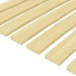 vidaXL Sommier à lattes avec 17 lattes 90x200 cm