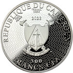 Pièce de monnaie en Argent 500 Francs g 17.50 Millésime 2023 Zodiac Signs PISCES