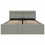 vidaXL Cadre de lit à rangement hydraulique sans matelas 120x200 cm