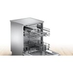Lave-vaisselle pose libre bosch sms2hti79e série 2 - 12 couverts - induction - l60cm - 46db - silver/inox