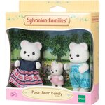Sylvanian families 5396 la famille ours polaire - les familles
